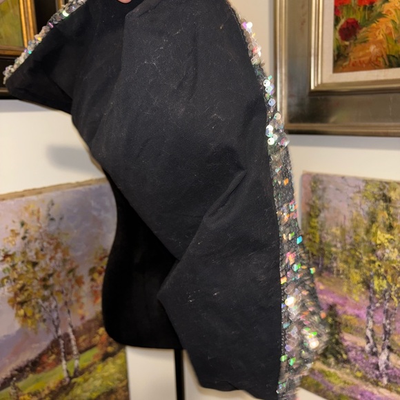 PINK Victoria's Secret Silver Sequin Tote Bag - Picture 5 of 5